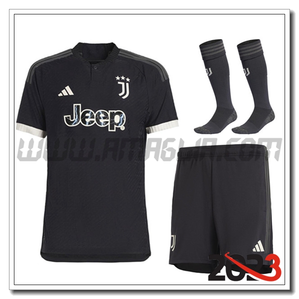 Kit Maglia Juventus Terza (Pantaloncini + Calzini) 2023 2024