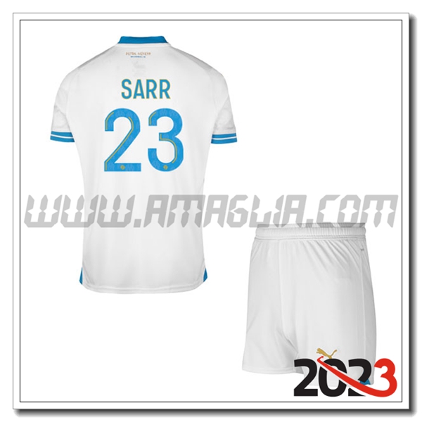 Kit Maglia Marsiglia OM Bambino SARR #23 Prima 2023 2024