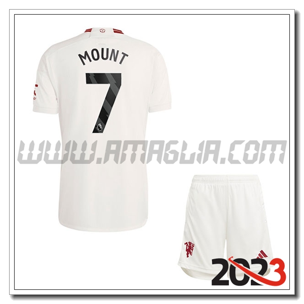 Kit Maglia Manchester United Bambino MOUNT #7 Terza 2023 2024