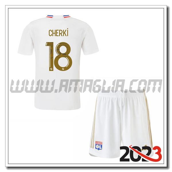 Kit Maglia Lyon OL Bambino CHERKI #18 Prima 2023 2024
