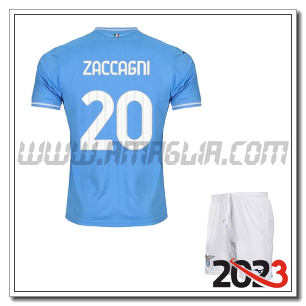 Kit Maglia SS Lazio Bambino ZACCAGNI #20 Prima 2023 2024