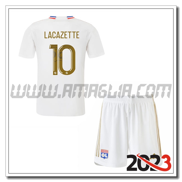 Kit Maglia Lyon OL Bambino LACAZETTE #10 Prima 2023 2024