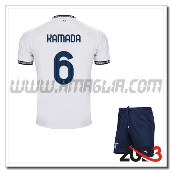 Kit Maglia SS Lazio Bambino KAMADA #6 Terza 2023 2024