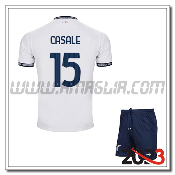 Kit Maglia SS Lazio Bambino CASALE #15 Terza 2023 2024