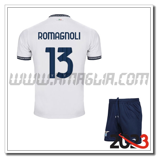 Kit Maglia SS Lazio Bambino ROMAGNOLI #13 Terza 2023 2024
