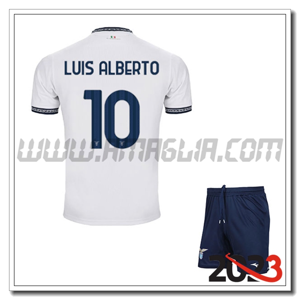 Kit Maglia SS Lazio Bambino LUIS ALBERTO #10 Terza 2023 2024