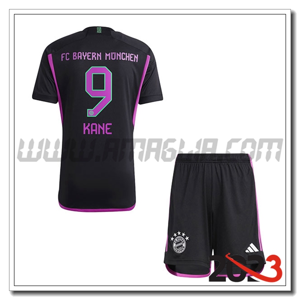 Kit Maglia Bayern Monaco Bambino KANE #9 Seconda 2023 2024