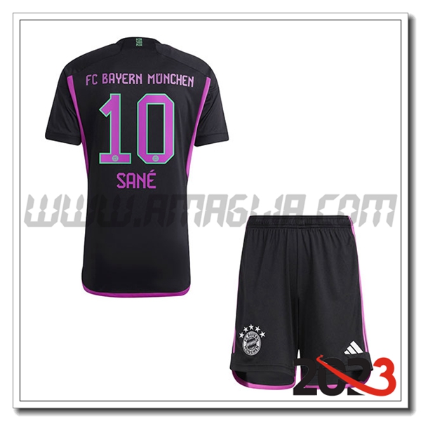 Kit Maglia Bayern Monaco Bambino SAN脡 #10 Seconda 2023 2024