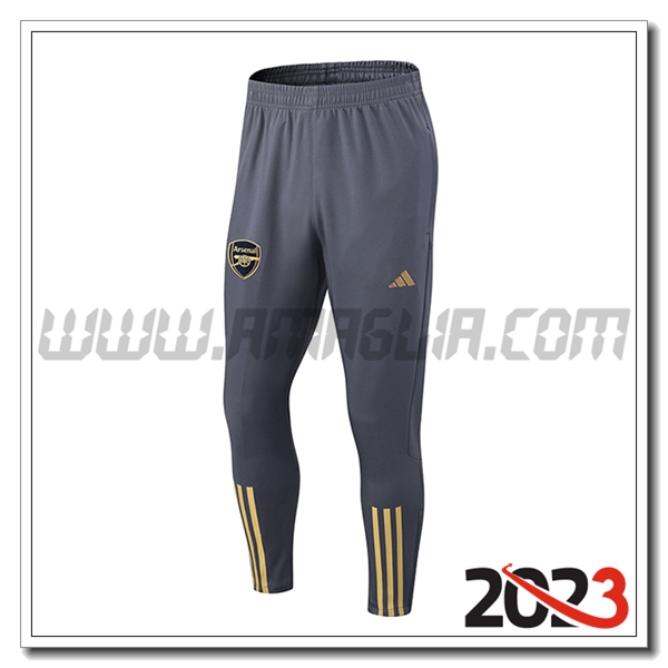 Pantaloni Da Allenamento Arsenal Grigio 2023 2024 -04