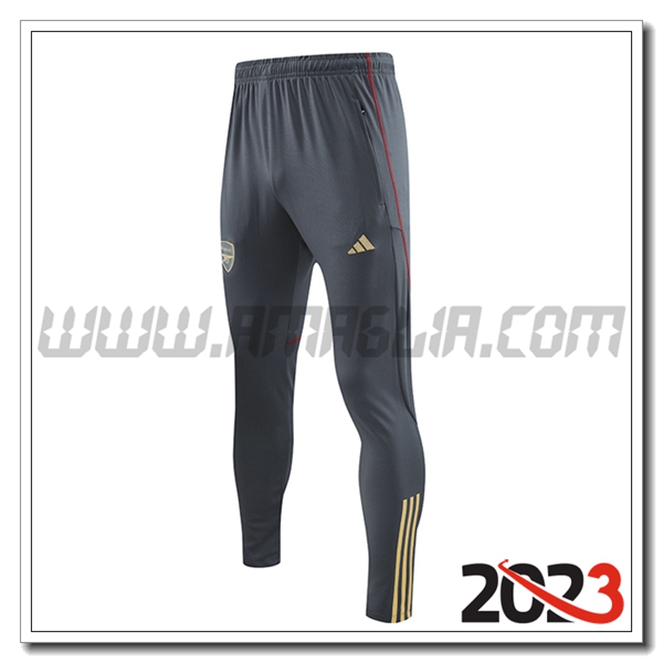 Pantaloni Da Allenamento Arsenal Grigio 2023 2024 -03