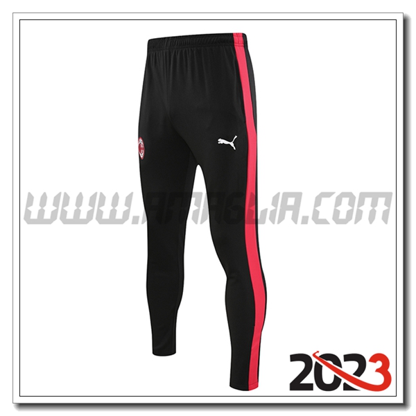 Pantaloni Da Allenamento AC Milan Nero 2023 2024 -02
