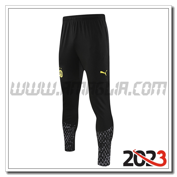 Pantaloni Da Allenamento Dortmund Nero 2023 2024 -02