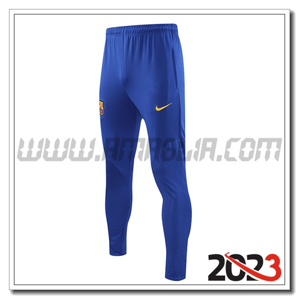 Pantaloni Da Allenamento FC Barcellona Blu 2023 2024 -02