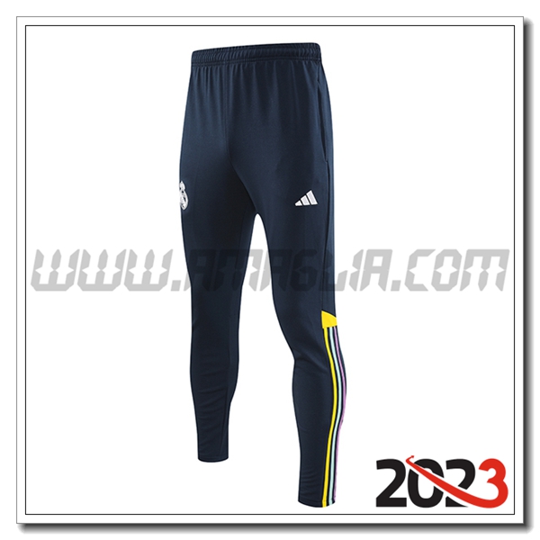 Pantaloni Da Allenamento Real Madrid blu marina 2023 2024 -02