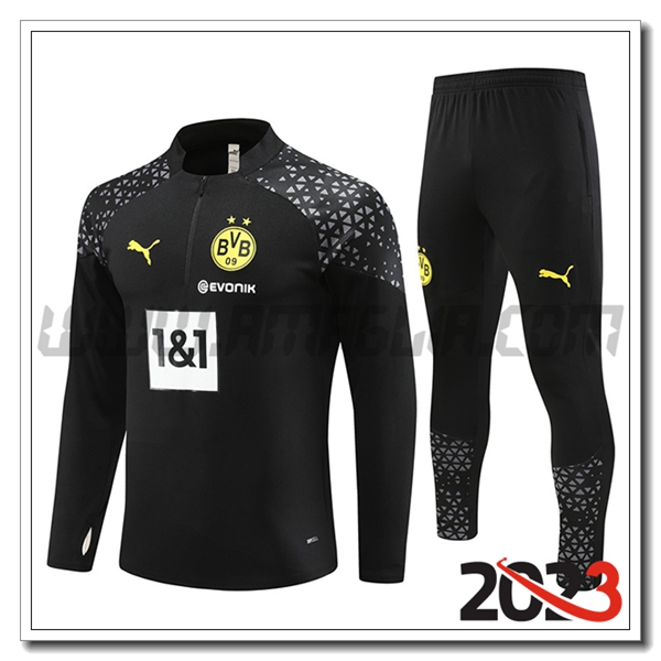 Tuta Allenamento Dortmund Nero 2023 2024