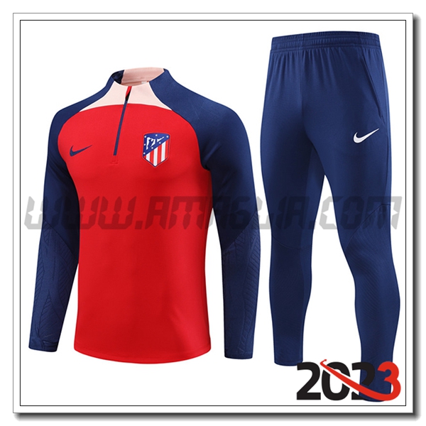 Tuta Allenamento Atletico Madrid Rosso 2023 2024 -03