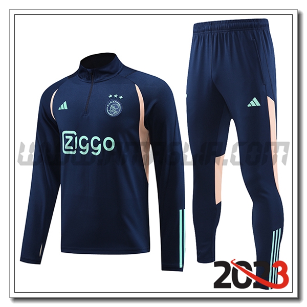 Tuta Allenamento Ajax Madrid Blu 2023 2024