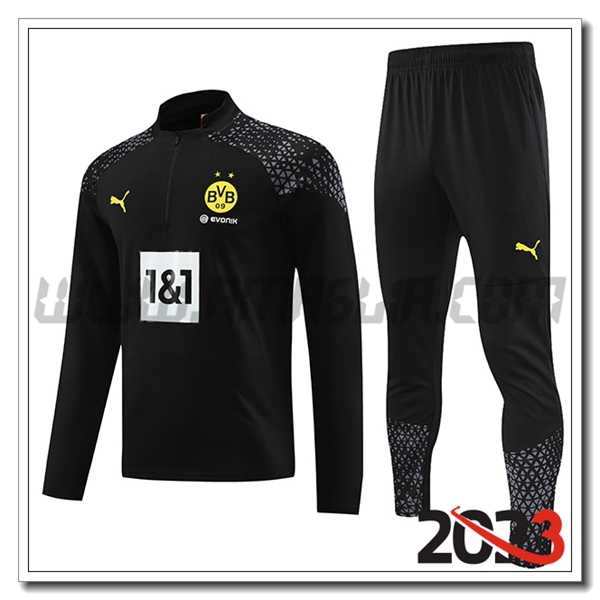 Tuta Allenamento Dortmund Nero 2023 2024 -02