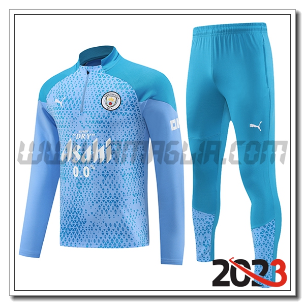 Tuta Allenamento Manchester City Azzurro 2023 2024 -04