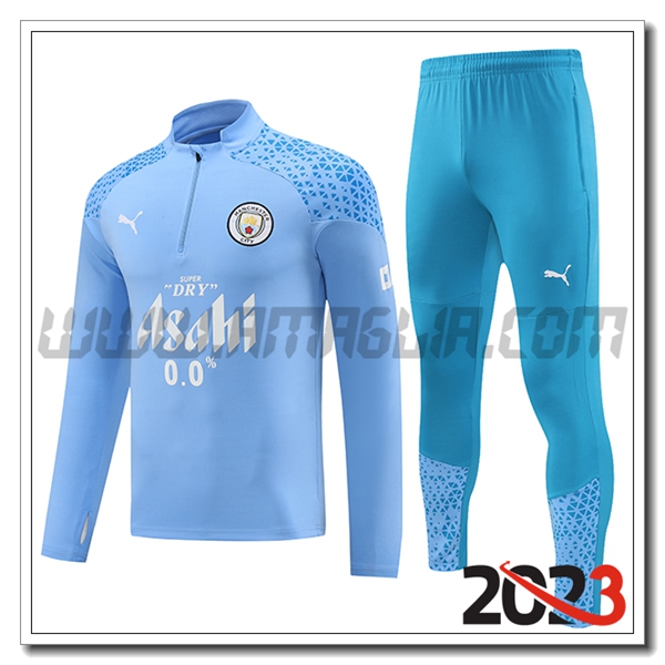 Tuta Allenamento Manchester City Azzurro 2023 2024 -03