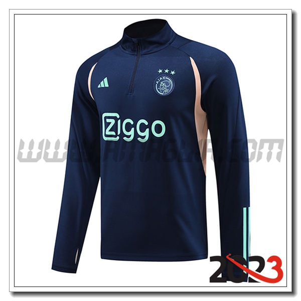 Felpa Allenamento Ajax Madrid Blu 2023 2024