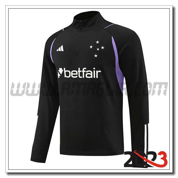 Felpa Allenamento Cruzeiro EC Nero 2023 2024