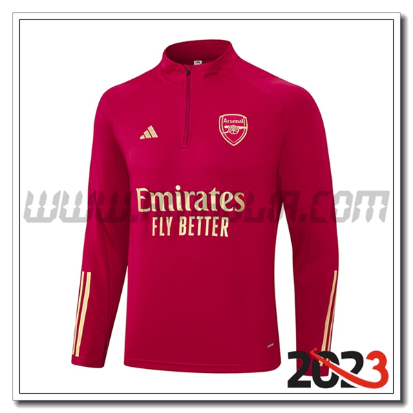 Felpa Allenamento Arsenal Rosso 2023 2024 -03