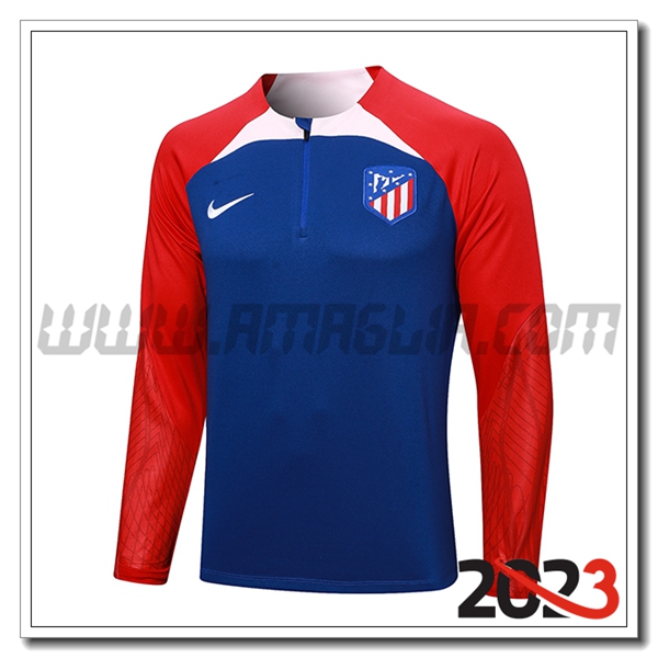Felpa Allenamento Atletico Madrid Blu 2023 2024