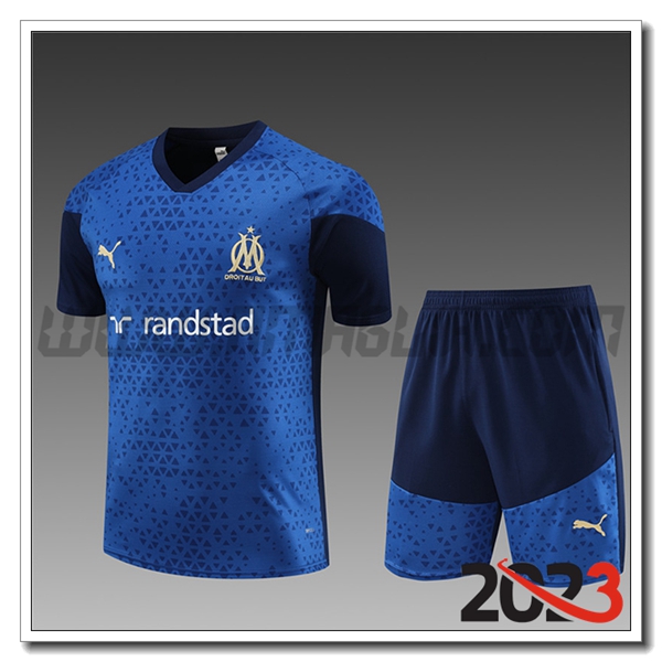 Allenamento + Pantaloni Marsiglia Bambino Blu 2023 2024