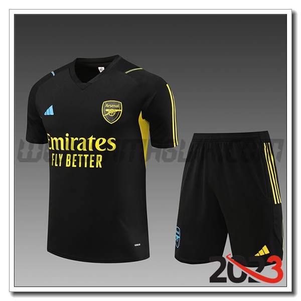 Allenamento + Pantaloni Arsenal Bambino Nero 2023 2024 -02