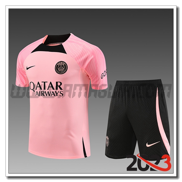 Allenamento + Pantaloni PSG Bambino Rosa 2023 2024