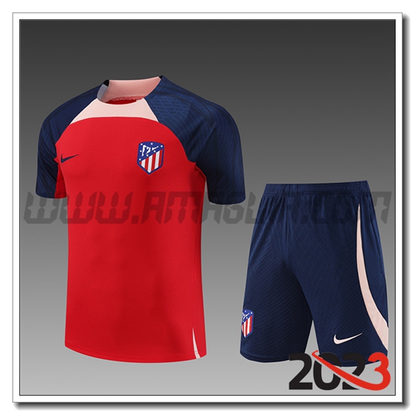 Allenamento + Pantaloni Atletico Madrid Bambino Rosso 2023 2024