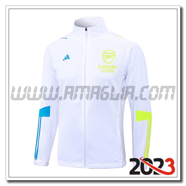 Giacca Calcio Arsenal Bianco 2023 2024