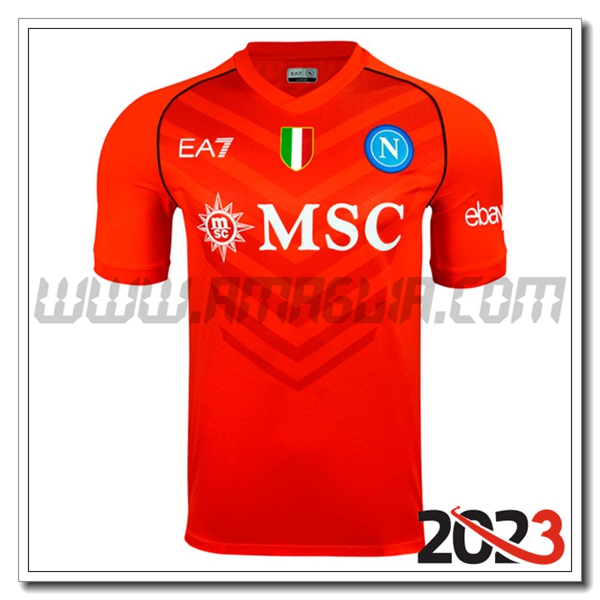 Maglia Calcio SSC Napoli 2023 2024 Rosso