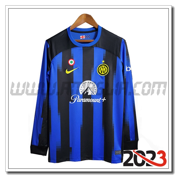 Prima Maglia Calcio Inter Milan Manica lunga 2023 2024