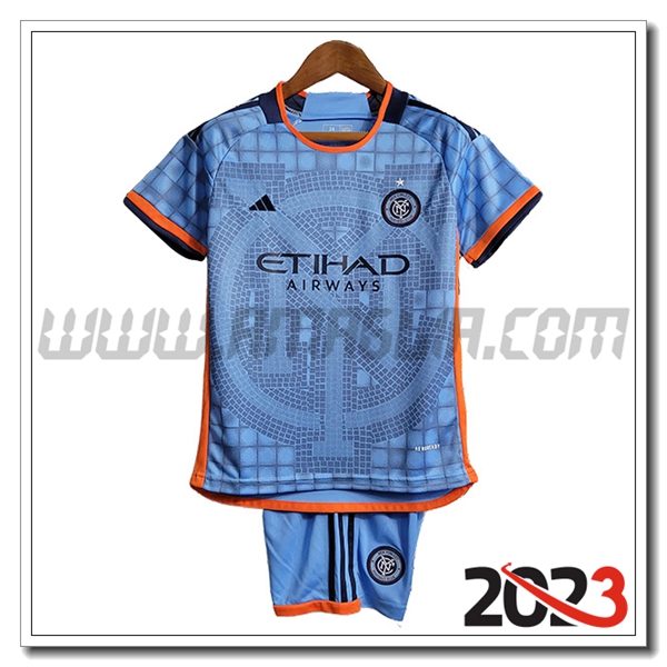 Kit Maglia New York City FC Bambino Prima 2023 2024