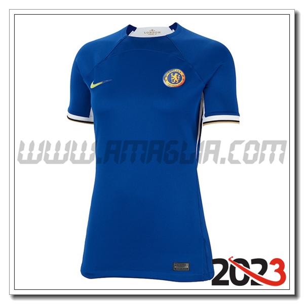 Prima Maglia Calcio FC Chelsea Donna 2023 2024