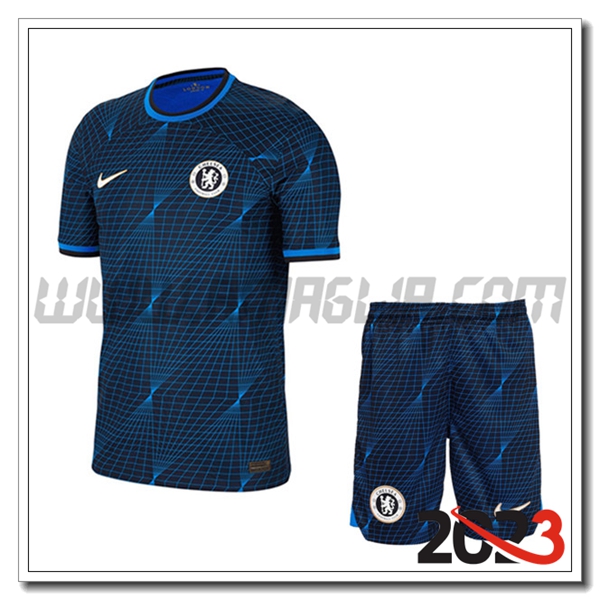 Kit Maglia FC Chelsea Seconda + Pantaloncini 2023 2024