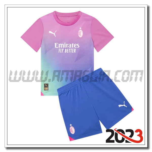 Kit Maglia AC Milan Bambino Terza 2023 2024