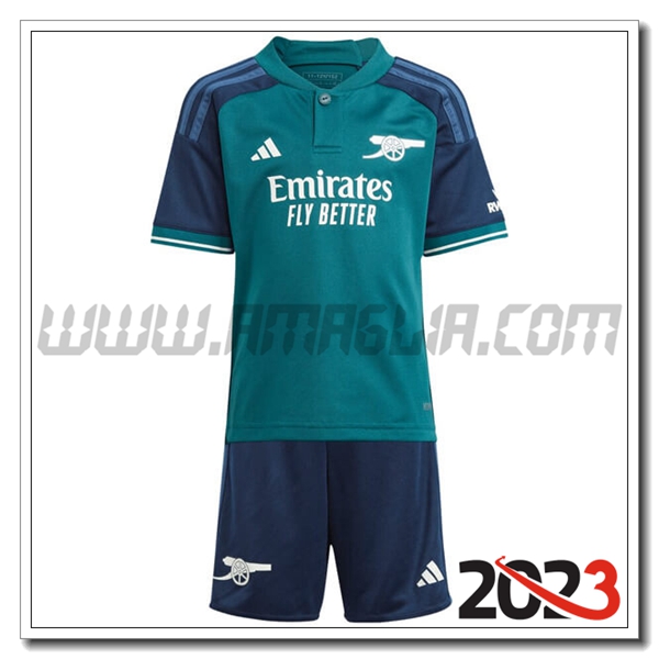 Kit Maglia Arsenal Bambino Terza 2023 2024