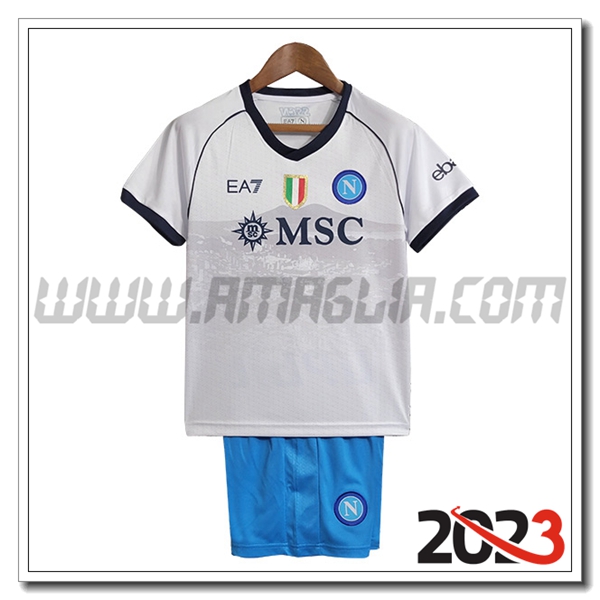 Kit Maglia SSC Napoli Bambino Seconda 2023 2024
