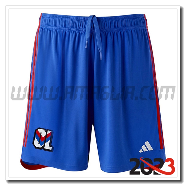 Seconda Pantaloncini Calcio Lyon OL 2023 2024