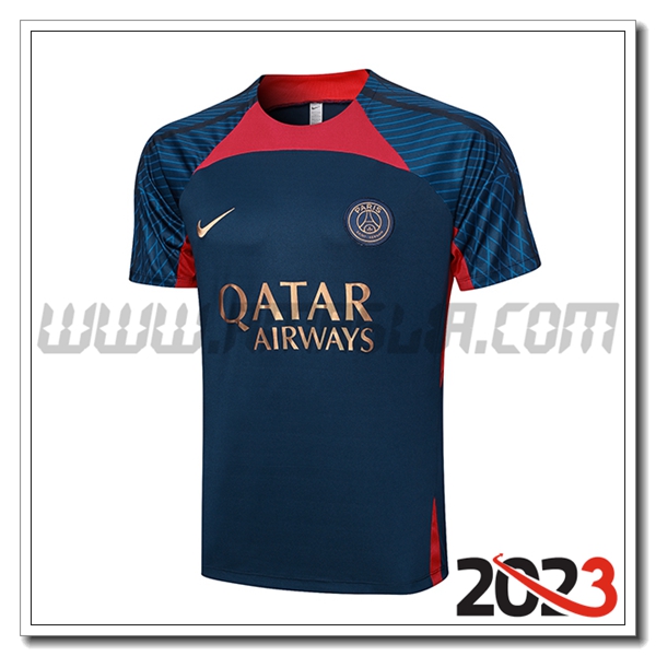 T Shirt Allenamento PSG Blu Marina 2023 2024 -03