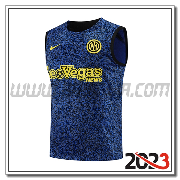 Canotta Allenamento Inter Milan Blu Marina 2023 2024