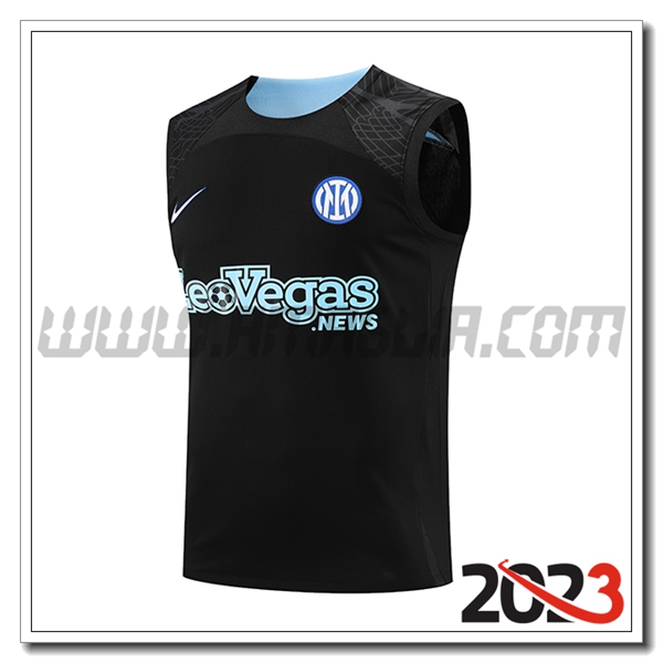 Canotta Allenamento Inter Milan Nero 2023 2024 -02