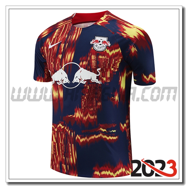 T Shirt Allenamento RB Leipzig Blu/Rosso 2023 2024