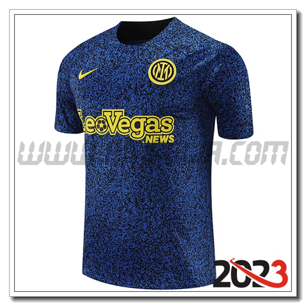 T Shirt Allenamento Inter Milan Blu Marina 2023 2024