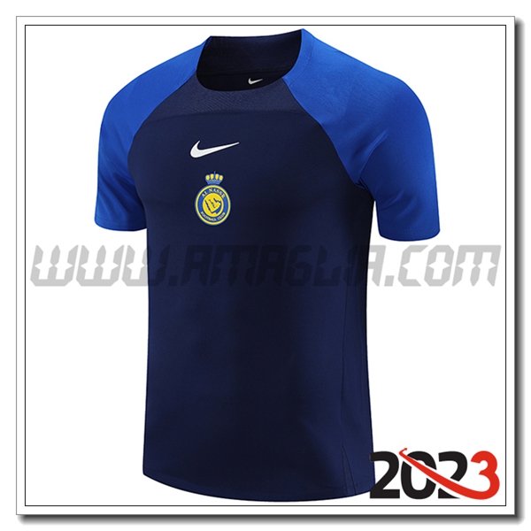 T Shirt Allenamento Al-Nassr FC Blu Marina 2023 2024
