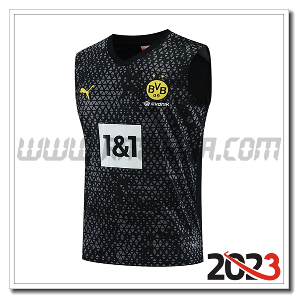 Canotta Allenamento Dortmund Nero 2023 2024
