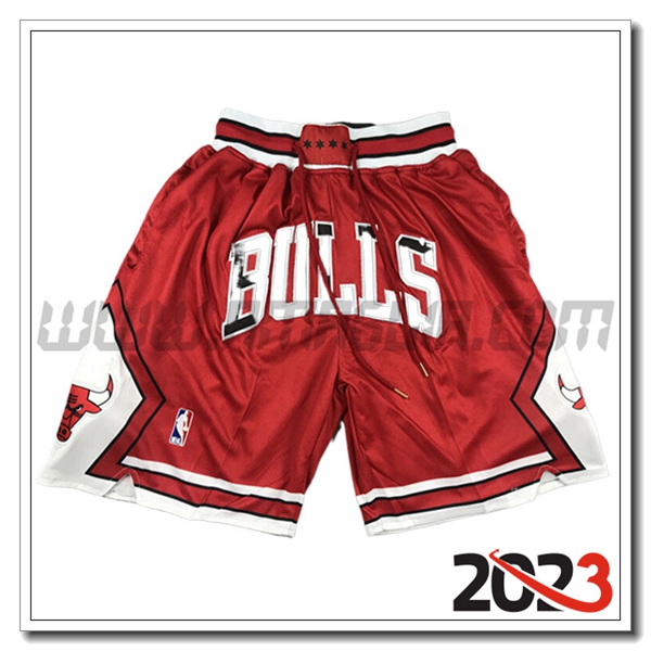 Pantalonicini NBA Chicago Bulls 2023/24 Rosso